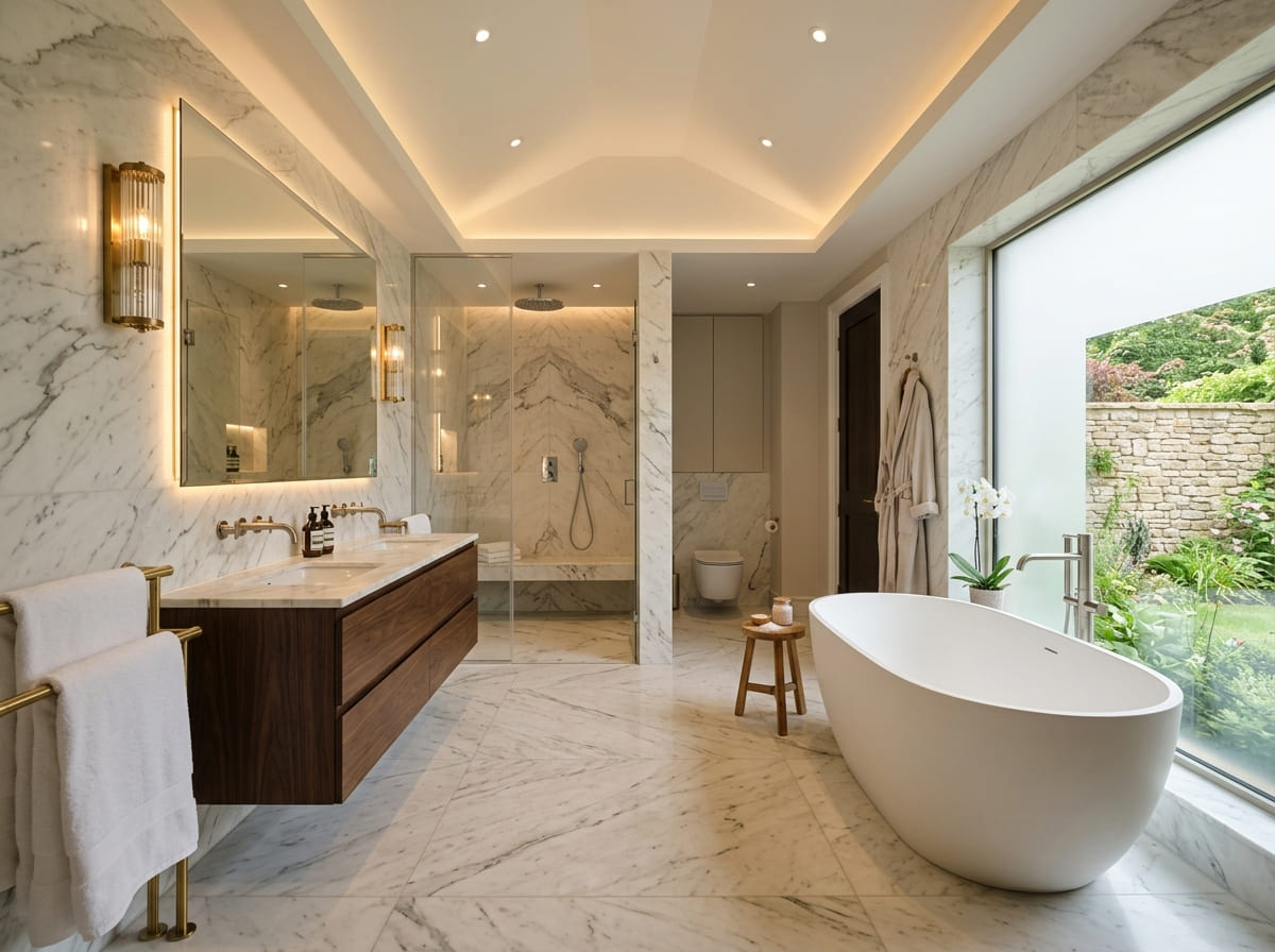 Custom Bathroom Renovation in Fentress